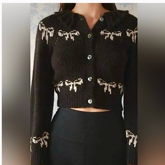 Kimchi Blue Marabell Bow Cardigan - Picture 4 of 7